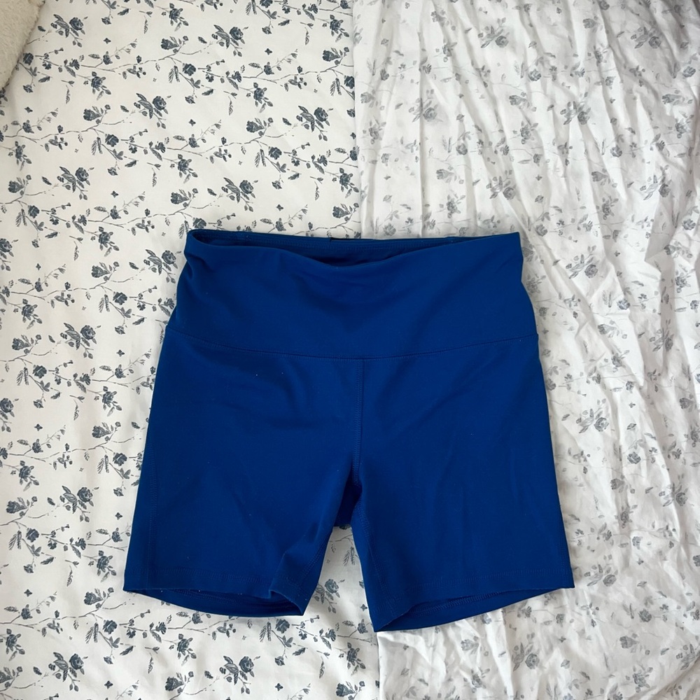 Bright blue out shorts